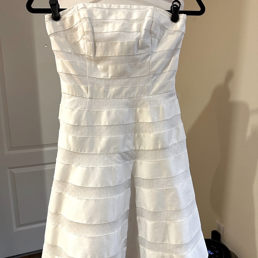 WHBM Lace Bustier Dress - Picture 2 of 13
